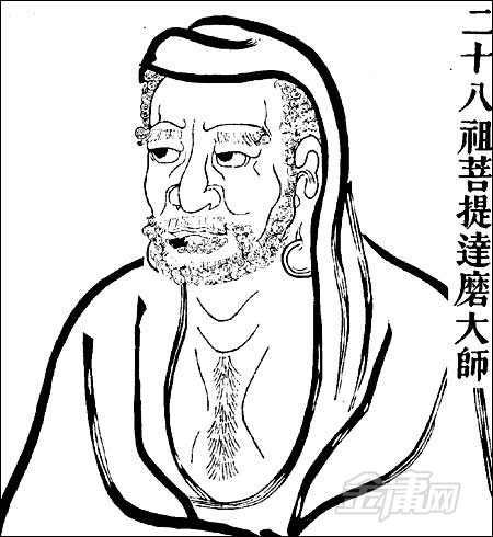 达摩祖师画像